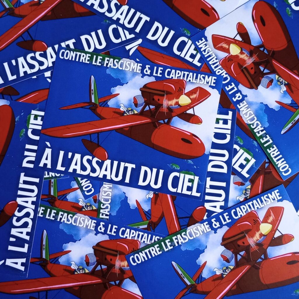 n°75 - Porco Rosso - Lot de 10 stickers