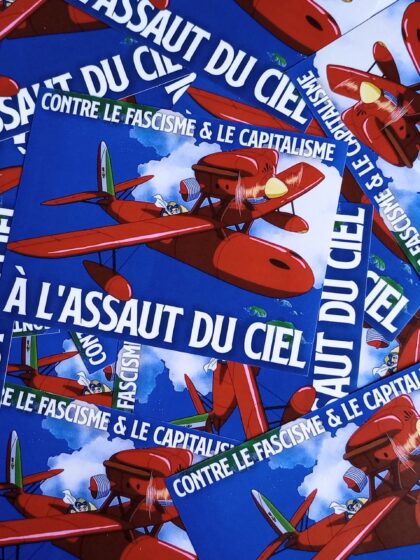 n°75 - Porco Rosso - Lot de 10 stickers