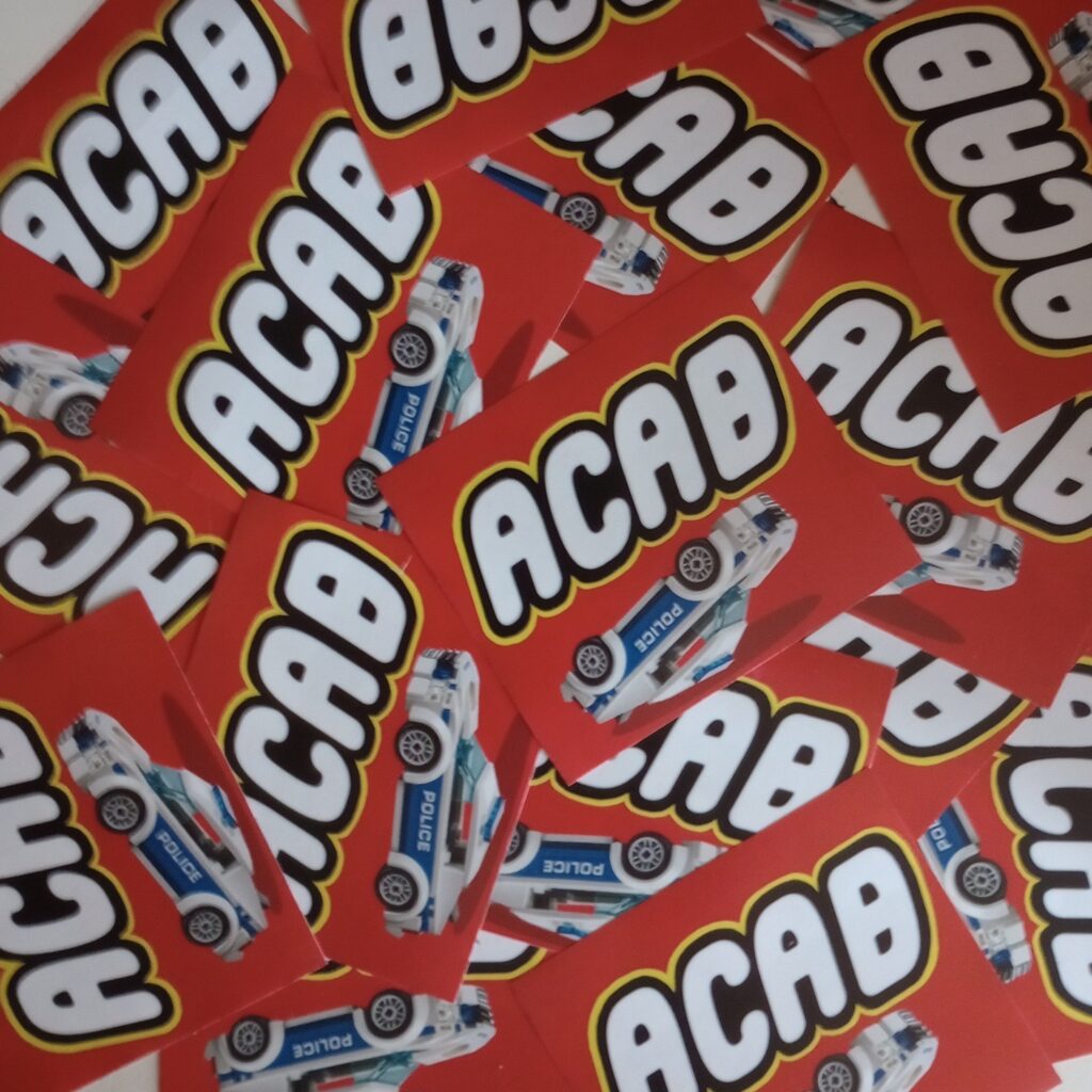 n°77 - ACAB jouet - Lot de 10 stickers