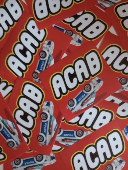 n°77 - ACAB jouet - Lot de 10 stickers