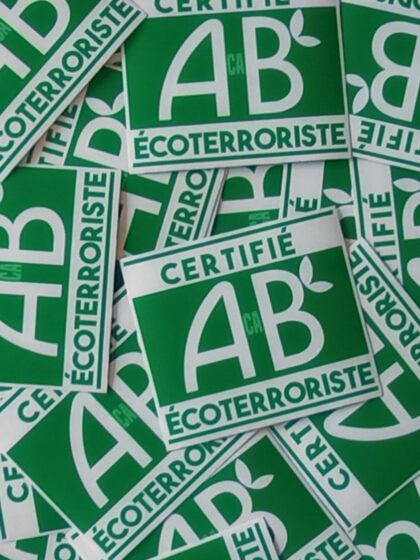 n°83 - Certifié Écoterroriste