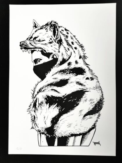 Print "Peau de Hyène" par Veneno