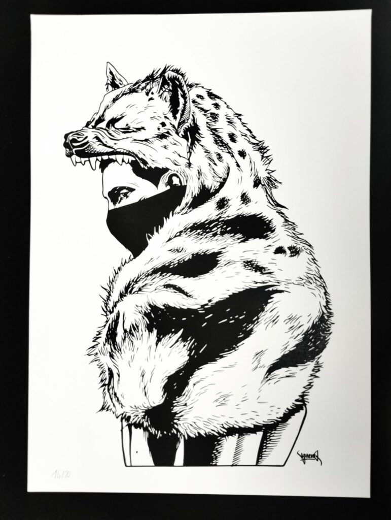 Print "Peau de Hyène" par Veneno