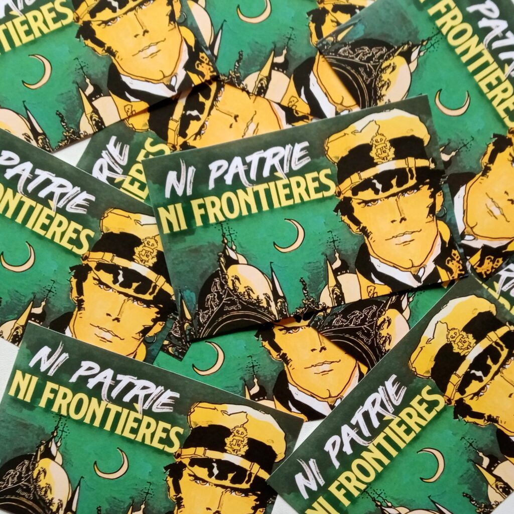 n°72 - Corto Maltese - lot de 10 stickers
