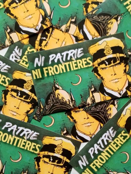 n°72 - Corto Maltese - lot de 10 stickers