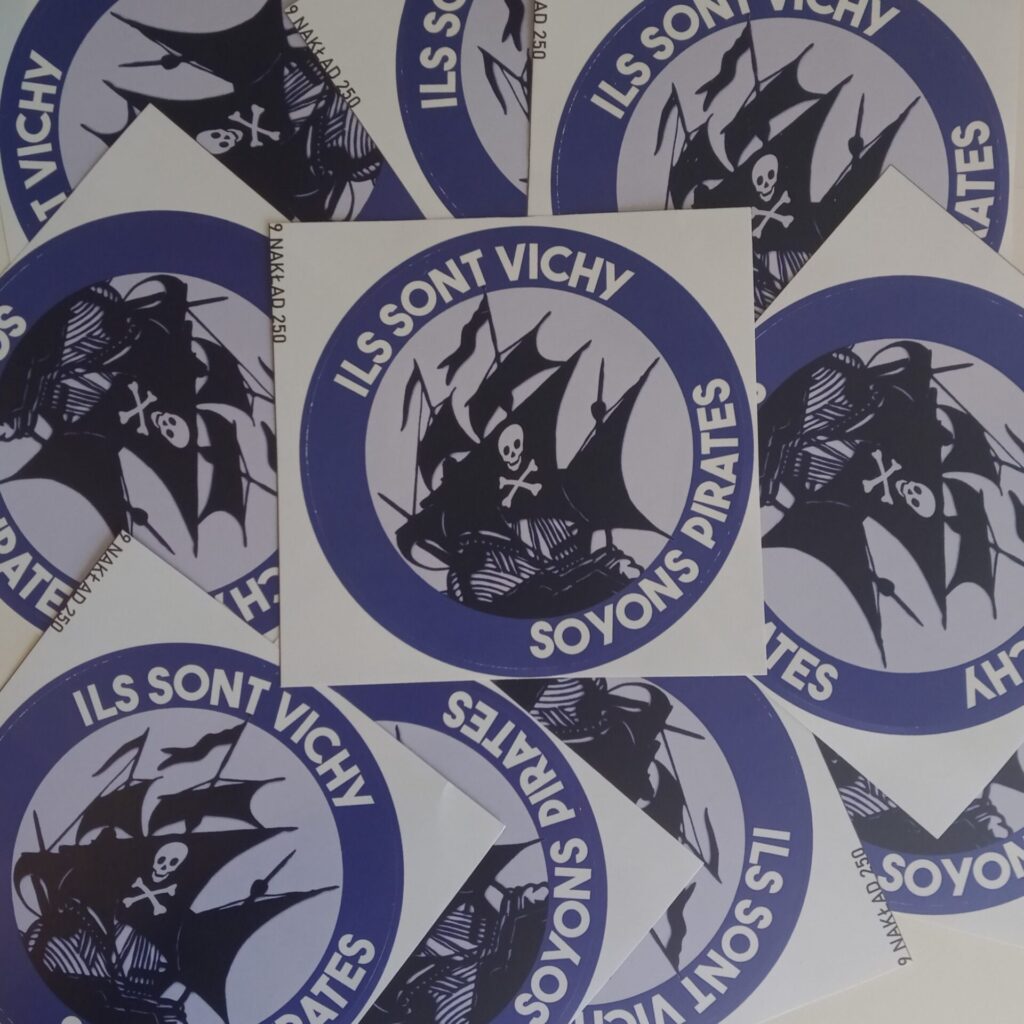 n°63 -Soyons pirates - Lot de 10 stickers