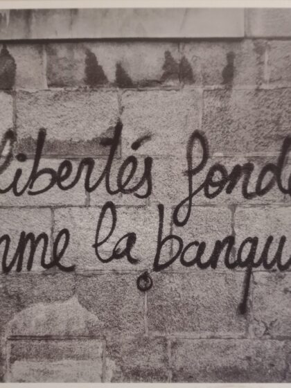 Carte postale "Nos libertés fondent comme la banquise"