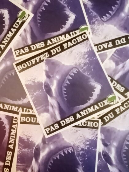 n°29 - Bouffez du facho - Lot de 10 stickers
