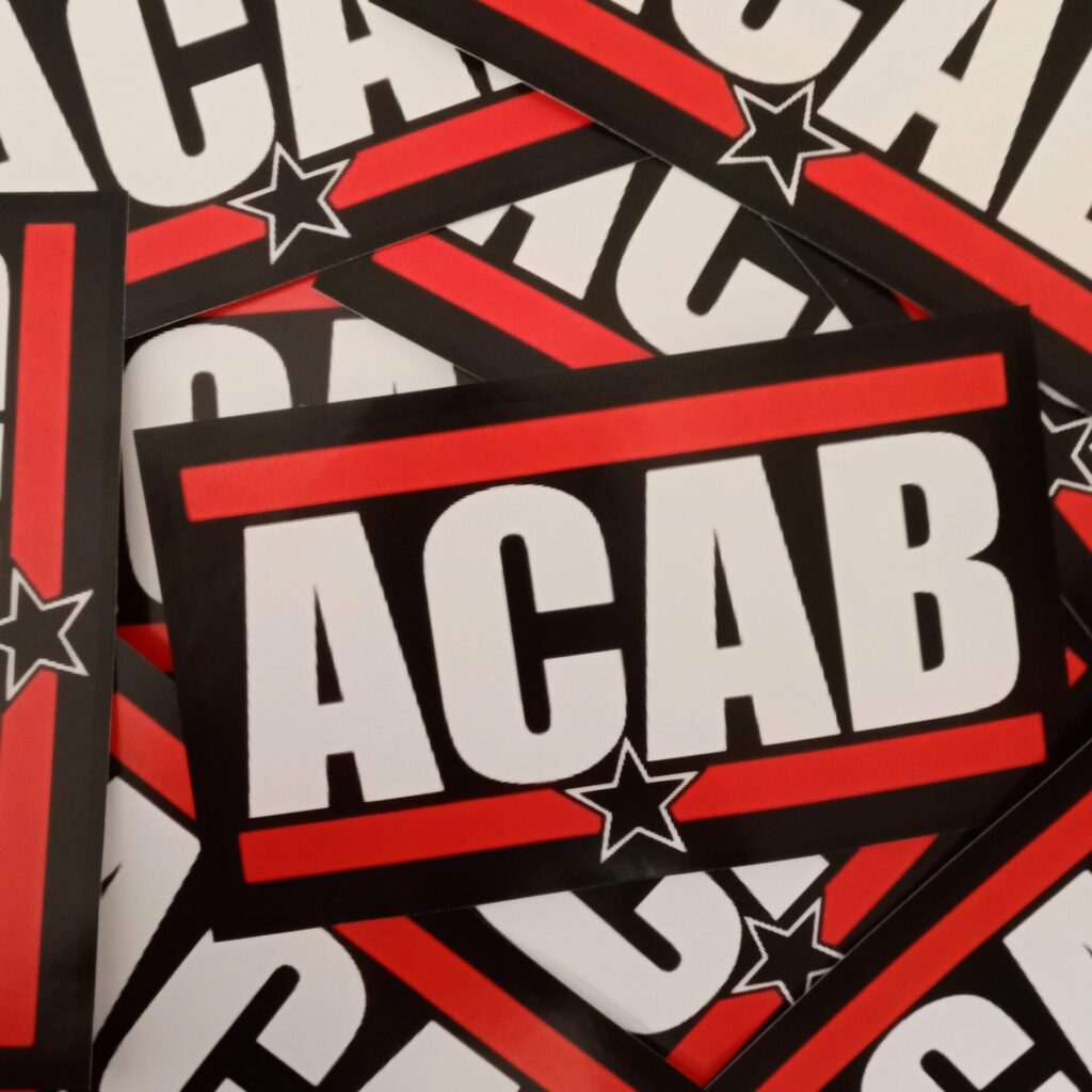 n°37 - ACAB - Lot de 10 stickers