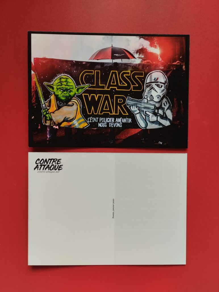 Carte postale "Class war"