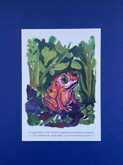 Carte postale "Emilien le batracien" par Hervée