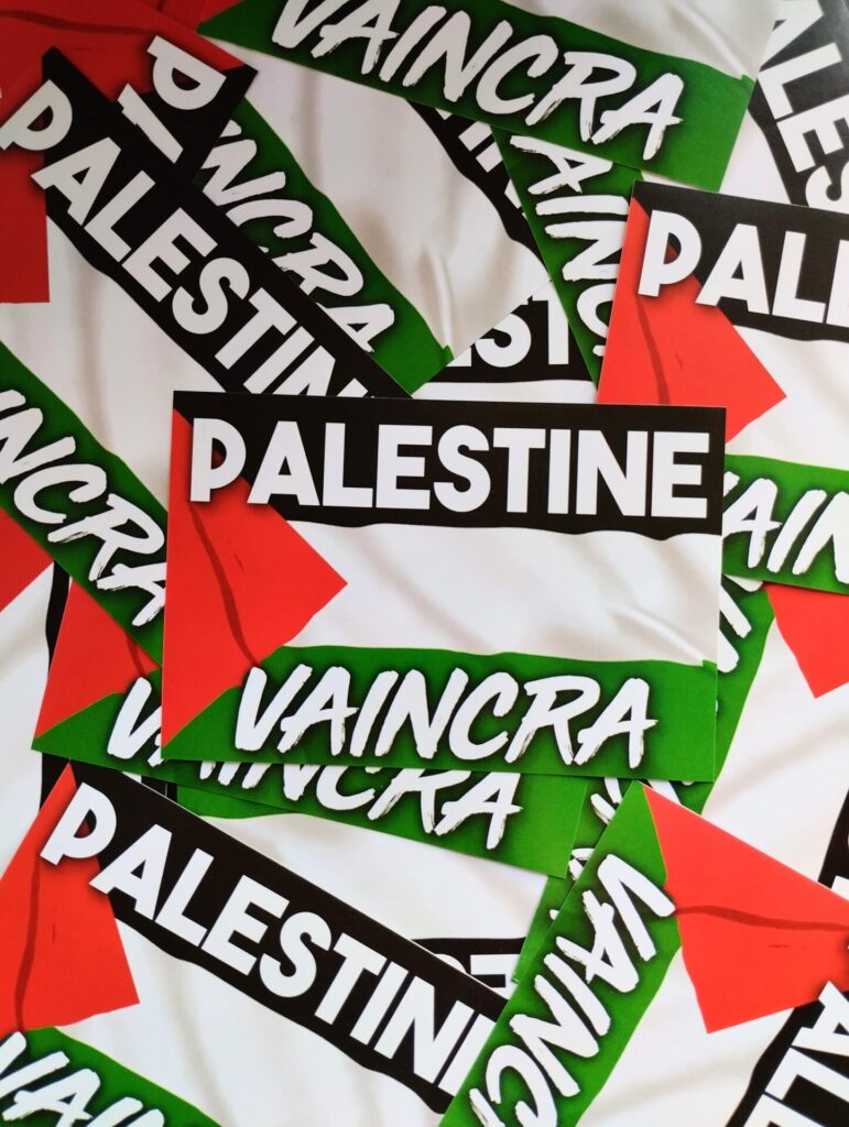 n°89 - Palestine Vaincra - Lot de 10 stickers