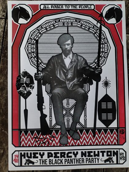 Affiche " Huey Percy Newton " par Jean-Marc